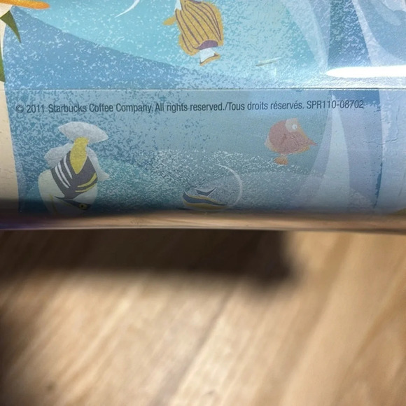 Starbucks Coffee  Mug 2011 Aloha 12oz Tumbler Hawaii Beach Fish Turtle Hawaiian - Picture 5 of 9